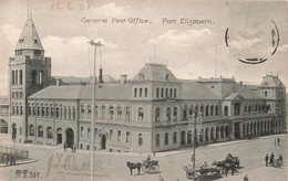 CPA - Afrique Du Sud - General Post Office - Port Elizabeth - Edit. G.B. & Co - Animé - Charette - Cheval - Zuid-Afrika