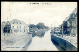 Cpa Du 08 Le Chesne -- Allée Du Canal     LANR19 - Le Chesne