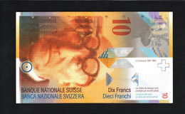 Suisse, 10 Franken/Francs/Franchi, 1994-2014 Issue National Bank - Suiza