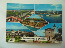 Cartolina Viaggiata "Saluti Da Marina Di Carrara" Vedutine 1971 - Carrara