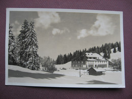 CPA PHOTO CERNIER Hotel De La Vue Des Alpes Rénové LINDER Tenancier RARE PLAN ? 1952 - Cernier