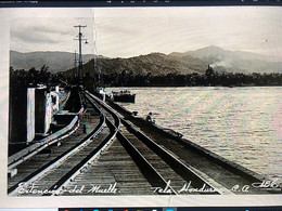 Published By ABC ,train Line At The Pier - Honduras