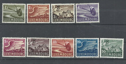 LUXEMBURGO  YVERT   AEREO    7/15    **/* - Unused Stamps