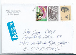 BELGIEN 465a / Mischfrankatur 2023 - Storia Postale