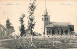 CPA -  Roosteren - Kerk - Edit. J. Hongaerts - Oblitéré Jumet 1907 - Clocher - Andere & Zonder Classificatie