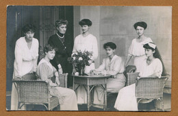 " PRINCESSES  DU LUXEMBOURG "  Carte Photo (1919) - Grand-Ducal Family