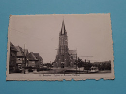 Eglise Et Avenue DELLEUR > BOITSFORT ( Edit. P.B.L. - N° 21 ) 19?? ( Zie/voir Scans ) ! - Watermaal-Bosvoorde - Watermael-Boitsfort