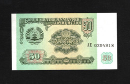 Tadjikistan, 50 Rubles, 1994 "Rubl" Issue - Tayikistán