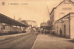 CPA - Rochefort - La Gare - Edit. G. Heramns - Animé - Tunnel - Clocher - Rochefort