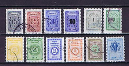 Türkei, Turkey 1962-1967: Officials, 10 Diff., 9 Used, 1** Mnh, 10 Versch., 9 Gestempelt, 1** Postfrisch - Official Stamps