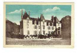 79 DEUX SEVRES CHAMPDENIERS Château Du Pont Jano Plan Peu Courant - Champdeniers Saint Denis