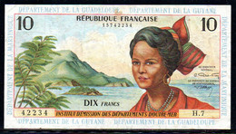 659-France Antilles 10fr 1964 H7 Sig.2 - Sonstige & Ohne Zuordnung