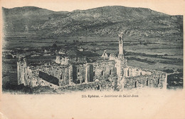 CPA - Turquie - Ephèse - Intérieur De Saint Jean - Edit. P.L. Dermond - Précurseur - Ruines - Turkey