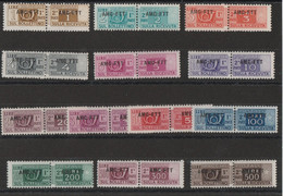 244 Trieste A  1946-7 - Soprastampati N. 13/25. Cert. Todisco. Cat. € 500,00. SPL - Postal And Consigned Parcels