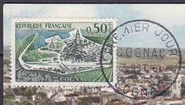 FR7282B - FRANCE – 1961 – COGNAC - VARIETIES - Y&T # 1314/1314b FDC - Storia Postale