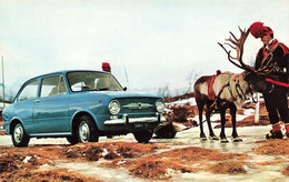 CPA - Transports - En Laponie - Edit. Gros Monti Et C - Fiat 850 - Couleur - Rennes - Animé - Autres & Non Classés