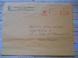 BUSTE MUNICIPALI COMUNI D'ITALIA - COMUNE DI DICOMANO - 1991-00: Storia Postale