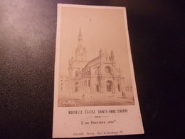 ♥️29 BRETAGNE  XIX EME CDV PHOTO NOUVELLE EGLISE STE ANNE D AURAY  E DE PERTHES ARCHITECTE PHOTO COLLARD LITANIES - Sainte Anne D'Auray