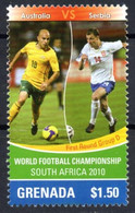 GRENADA - 1v - MNH - Australia Vs Serbia - FIFA Football World Cup - South Africa 2010 - Fußball Voetbal Futebol - 2010 – Sud Africa