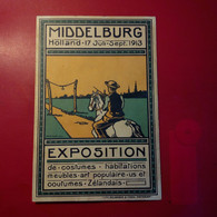 MIDDELBURG HOLLAND EXPOSITION 1913 ILLUSTRATEUR F.P D HUY - Middelburg