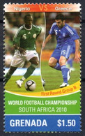 GRENADA - 1v - MNH - Nigeria Vs Greece - FIFA Football World Cup - South Africa 2010 - Fußball Futebol - 2010 – África Del Sur