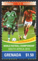 GRENADA - 1v - MNH - Nigeria Vs Korea REP - FIFA Football World Cup - South Africa 2010 - Fußball Futebol - 2010 – Sud Africa