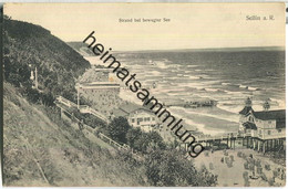 Sellin - Strand Bei Bewegter See - Verlag Arthur Schuster Stettin - Sellin