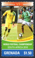 GRENADA - 1v - MNH - South Africa Vs Mexico - FIFA Football World Cup - South Africa 2010 - Fußball Futebol - 2010 – África Del Sur