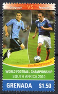 GRENADA - 1v - MNH - Uruguay Vs France - FIFA Football World Cup - South Africa 2010 - Fußball Futebol - Ribéry - 2010 – África Del Sur