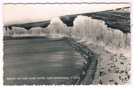 Eastbourne, Birling Gap And Seven Sisters. 1960 Postcard. - Eastbourne
