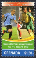 GRENADA - 1v - MNH - Uruguay Vs South Africa - FIFA Football World Cup - South Africa 2010 - Fußball Futebol - 2010 – Zuid-Afrika