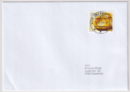 Zumstein 1400 / Mi. 2215 Auf Brief Mit Stempel OBERKIRCH (LU) 11.11.11-11 - Vollstempel - Storia Postale