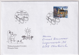 Zumstein 1413 / Mi. 2224 Auf Brief Mit Sonderstempel WIENACHT-TOBEL - Briefe U. Dokumente