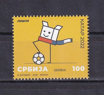 SERBIA 2022,SPORT,WORLD CUP QATAR,SOCCER,FOOTBAL,,MNH - 2022 – Qatar