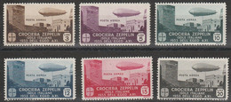 338 Egeo  1933 - Crociera Zeppelin A22/27. Cert. E. Diena Cat. € 3000,00. SPL MNH - Aegean