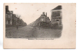 (72) 2503, Bouloire, Phototypie Bouveret, Rue Principale, Vue De La Place, Dos Non Divisé - Bouloire