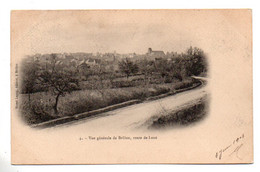 (72) 2516, Brulon, Massé-Leguy éditeur 4, Vue Générale, Route De Loué, Dos Non Divisé - Brulon