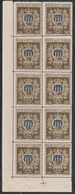 452 San Marino -  Minifogli  1946 - Pro Opera Assistenza, Minifoglio N. 7. Cat. € 2500,00. SPL MNH - Blocchi & Foglietti