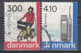DENMARK 921-922,used,falc Hinged - Gebraucht