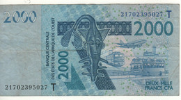 TOGO  2'000 Francs   West African Sates  P816Tu   2021 - Togo