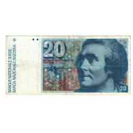 Billet, Suisse, 20 Franken, 1983, KM:55e, TB - Switzerland