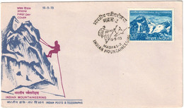 Inde - India - FDC - Indian Mountaineering - 15 Mai 1973 - FDC