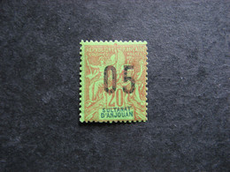 ANJOUAN : TB N° 23A, Chiffres Espacés, Neuf X . - Unused Stamps