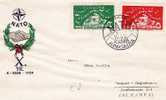 Tur030 - TÜRKEI - /FDC, NATO 10 Jahre 1959 Ex Ankara Nach Deutschland, Zuffenhausen - FDC