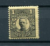 1910.SUECIA.YVERT 105 *NUEVO CON FIJASELLOS.(MH).CATALOGO 120 € - Neufs