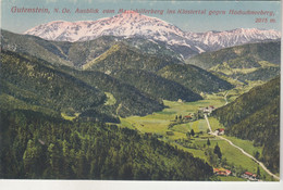 C3700) GUTENSTEIN - NÖ - Ausblick Vom Mariahilferberg Ins Klostertal Gegen Hochschneeberg 1925 - Gutenstein