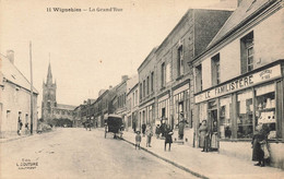 Wignehies * La Grand'rue * Commerce Magasin LE FAMILISTERE * Villageois - Autres & Non Classés