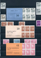 1960.SUECIA (SVERIGE).AÑO COMPLETO.NUEVOS.VARIEDADES + CARNETS.CAT.102 € - Ungebraucht