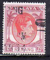 SINGAPORE MALAYA MALAISIE MALESIA 1948 1952 KING GEORGE VI 35c USATO USED OBLITERE' - Singapur (...-1959)