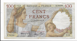 France -  Billet De 100 Francs Sully - JS.4-9-1941.JS - 100 F 1939-1942 ''Sully''